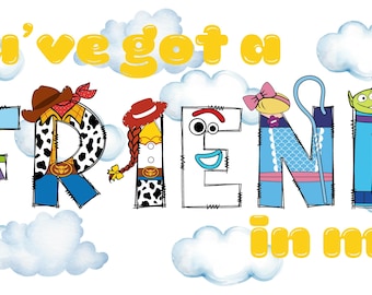 You've Got a Friend in Me Banner Template DIGITAL DOWNLOAD