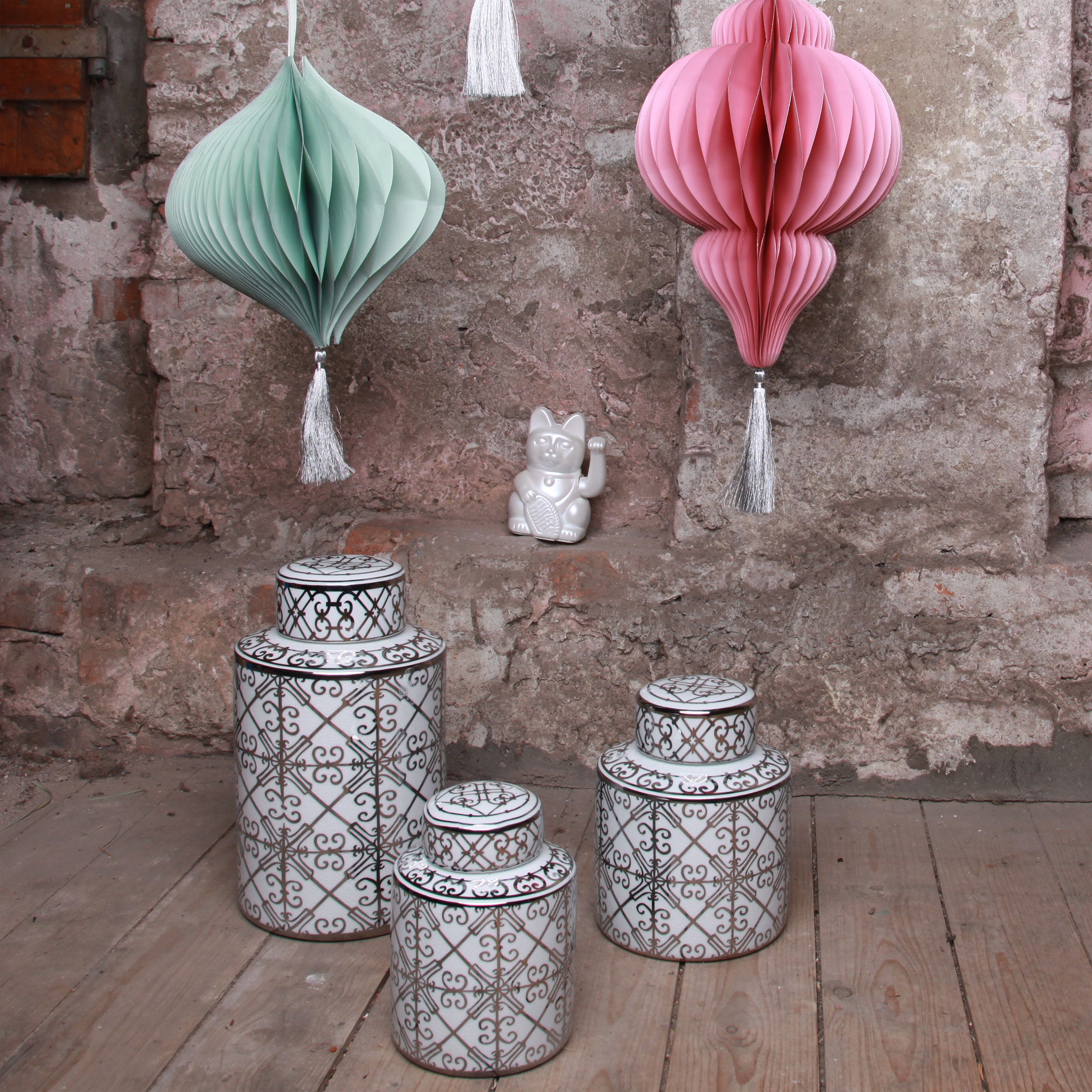 handmade floor vase ceramic vase Lid vases Alba Home Décor Vases Home