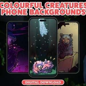 Digital Animal Wallpaper Pack Artistic Smartphone Apple Samsung Google Background