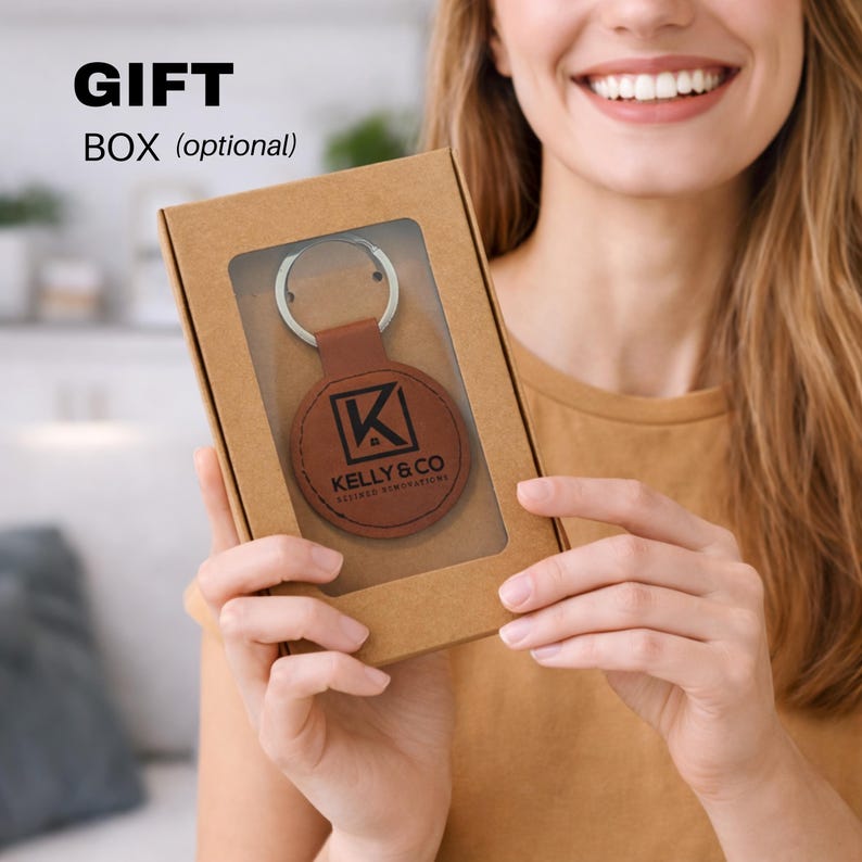 Gift Box (optional) available in a variety of colors: White, Kraft, and Black. Paper box with clear window.