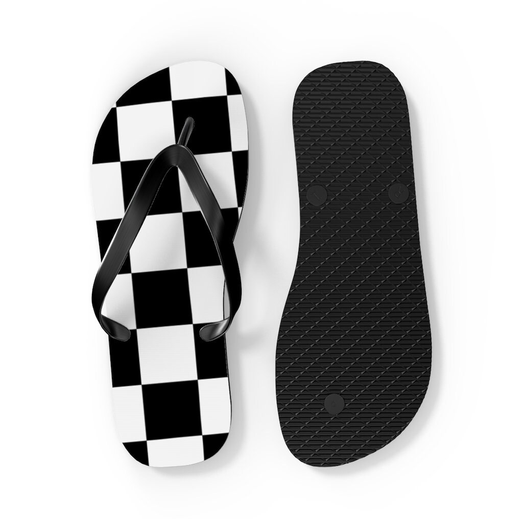 Checkered Sandals - Etsy