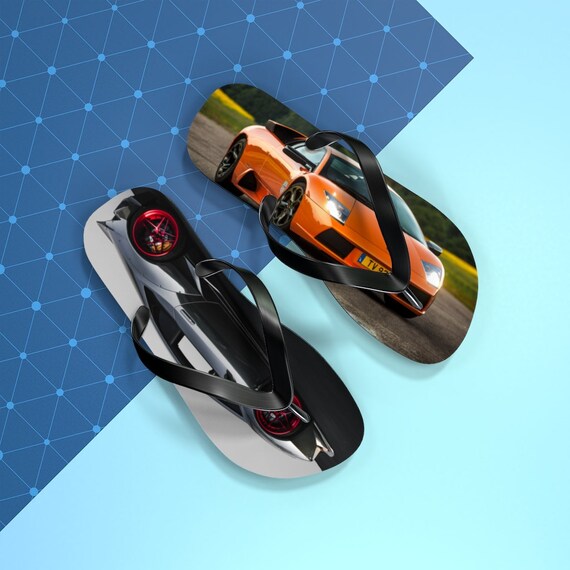 Lamborghini Flip Flops Etsy