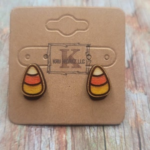 Candy Corn Stud Earrings