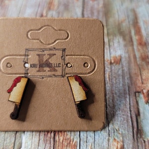 Halloween Knives Stud Earrings