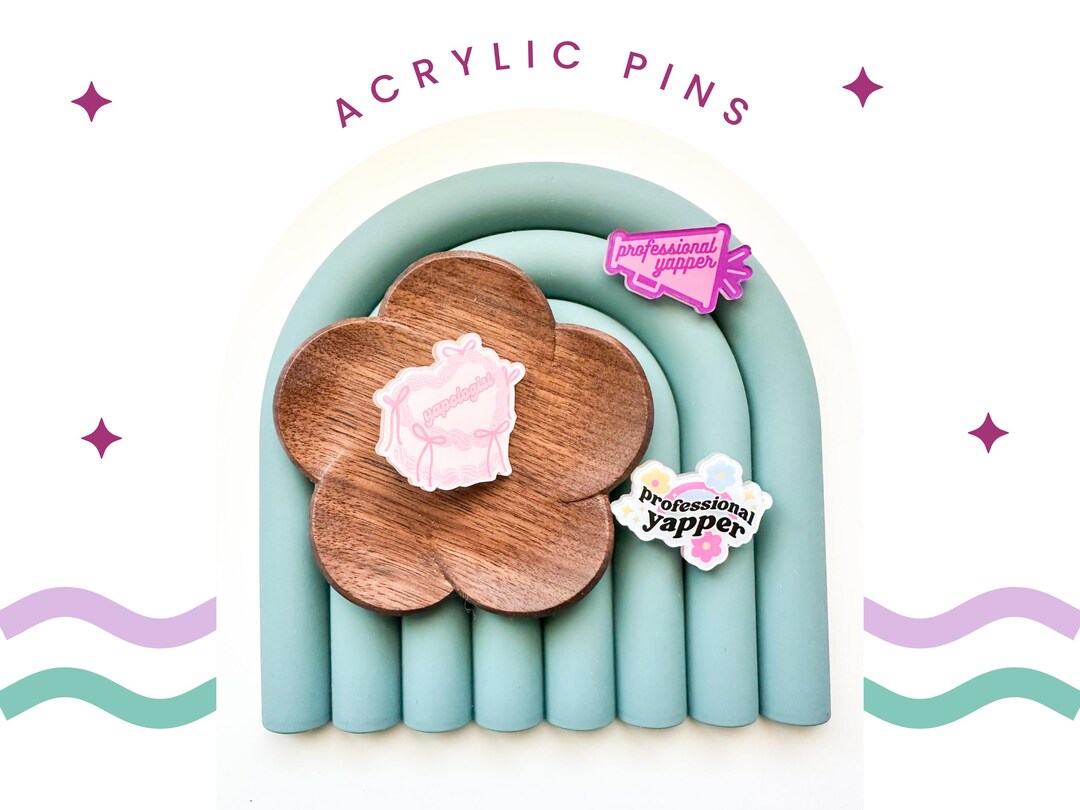 Acrylic Pins | Speech Therapy | Professional Yapper | Yapologist ...