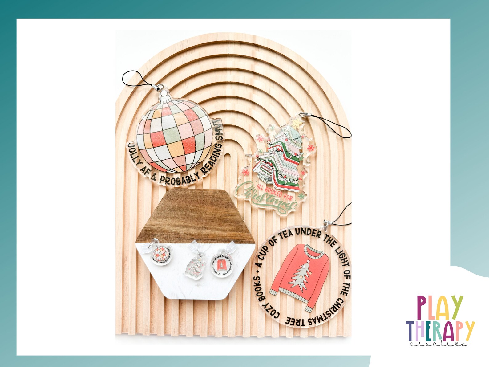 Book Ornament Ornaments for Readers Book Lover Ornament Bookish