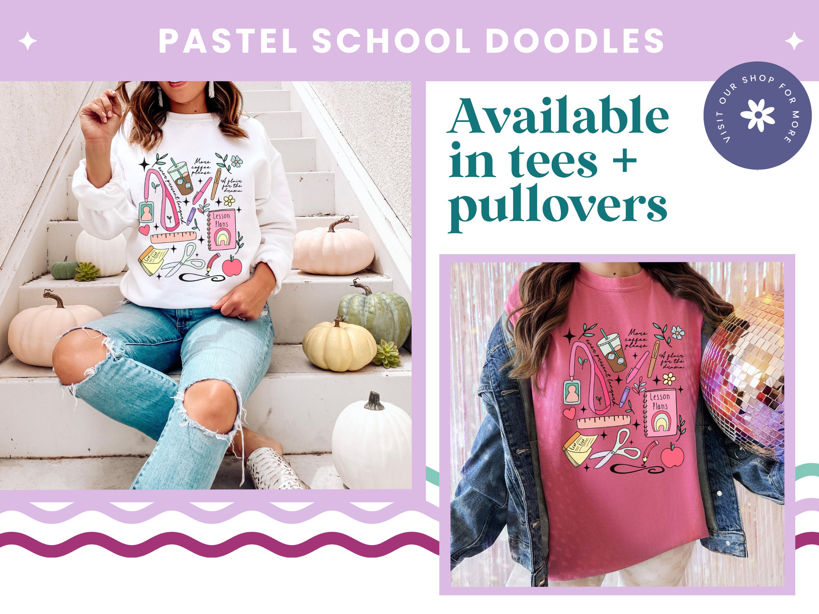 Teacher Tees |  Fall Teacher Shirt | First Grade Shirt | Fourth Grade Shirt | Teacher Sweater | Back to School Shirt | Teacher Halloween Tee