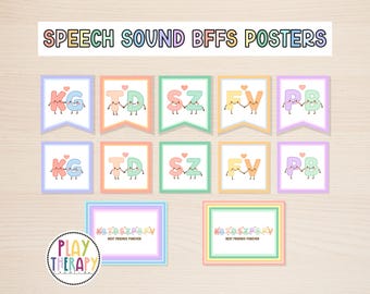 Speech Therapy Wall Art | SLP Posters | Classroom Decor | Minimalist Speech Therapy Line Art | Office Wall Decor | Speech Therapy Poster
