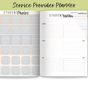 Printable SLP Planner Digital Download Calendar for Ots Printable ...