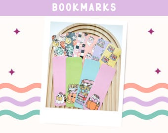 Halloween Bookmarks | Bookish Merch | Bookmark | Reading Gifts | Bookish Gifts | Stocking Stuffers for Readers | Reading Tropes | Booktok