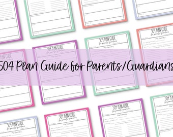 504 Plan Guide for Parents & Guardians / Special Education Support / 504 Plan Meeting Advocacy / 504 Plan Guide