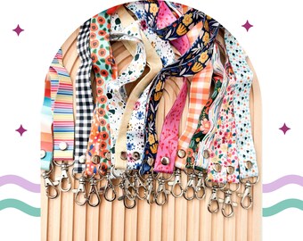 Teacher Lanyard | Lanyard | Back to School | Cute Lanyard | Gingham Lanyard | ID Lanyard | Lanyard Keychain