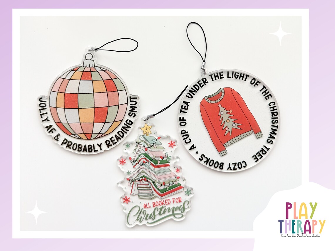 Book Ornament Ornaments for Readers Book Lover Ornament Bookish