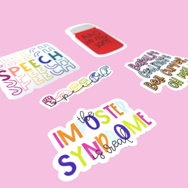 Imposter Syndrome Sticker / SLP Sticker / School Psych Sticker / SLPA ...