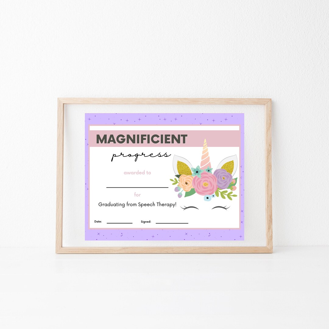 Bundle of 10 Printable Speech Therapy Graduation Awards / Pun Awards ...