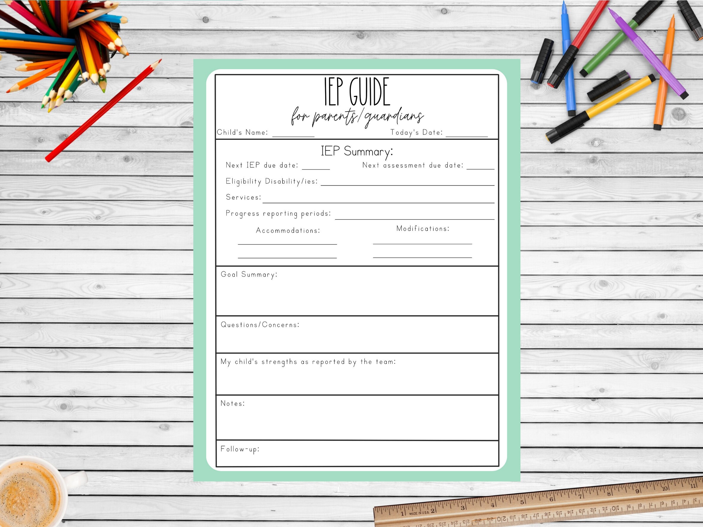 IEP Meeting Guide for Parents &amp; Guardians / Special Education Support / IEP Meeting Advocacy ...