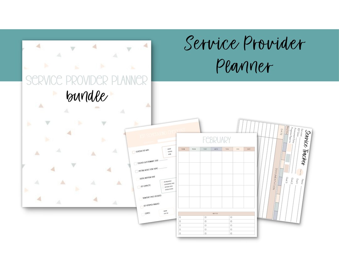Printable SLP Planner Digital Download Calendar for Ots Printable ...