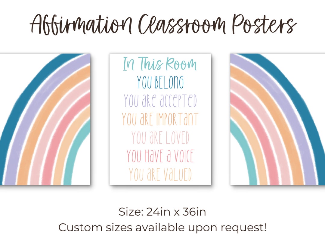 Classroom Posters Set Social Emotional Learning Posters Bulletin Board ...