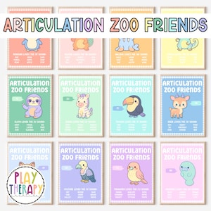 Speech Therapy Wall Art | SLP Posters | Classroom Decor | Articulation Posters | Office Wall Decor | Speech Therapy Poster