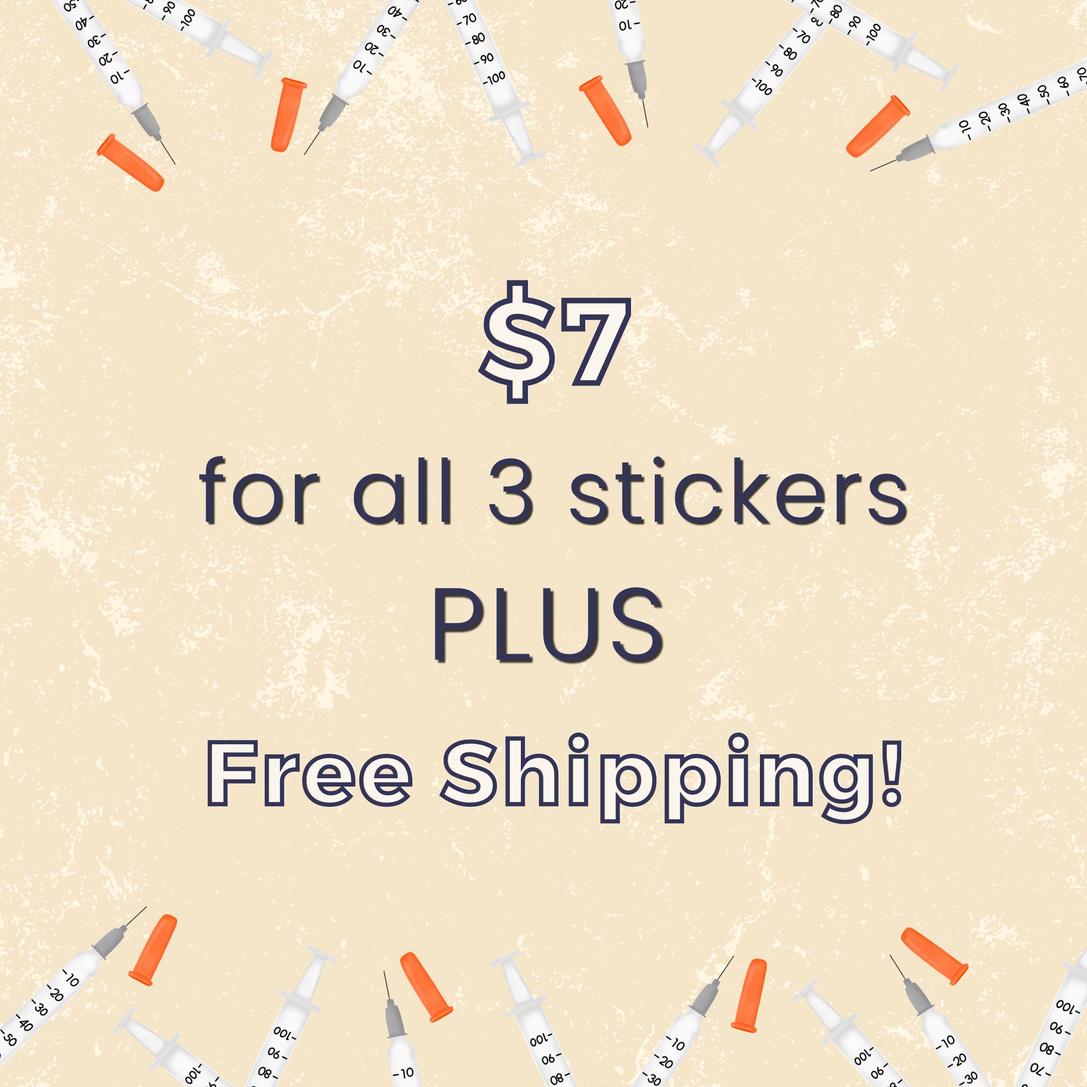 Diabetes Awareness Month Stickers, Waterproof Matte Vinyl, Set of 3 ...