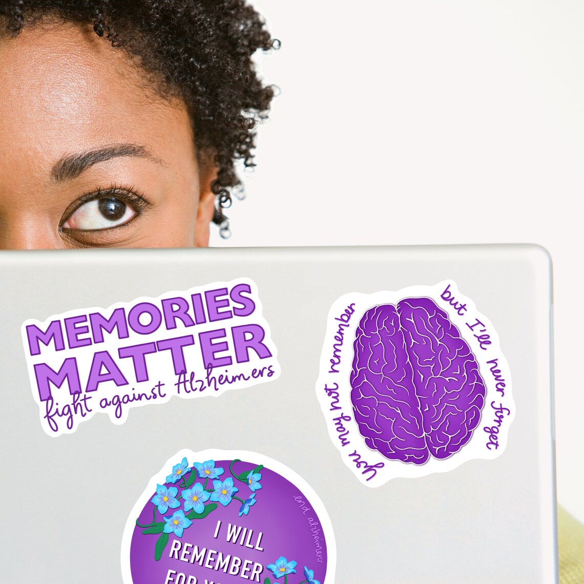 Memorie Ram Sticker Memories Matter Sticker, Waterproof Matte Vinyl, End Alzheimers ...