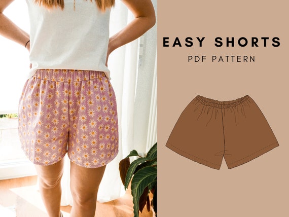 Women's Lounge Shorts – Free Sewing Pattern – Sewing