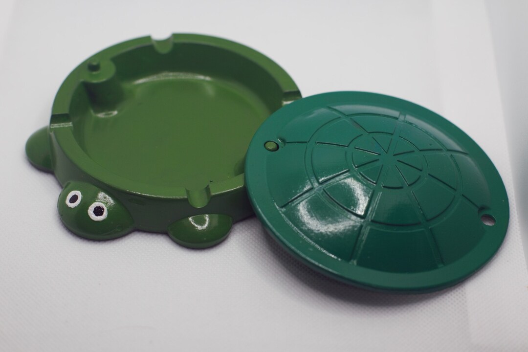 Turtle Sandbox Ashtray Nostalgic 90's Etsy
