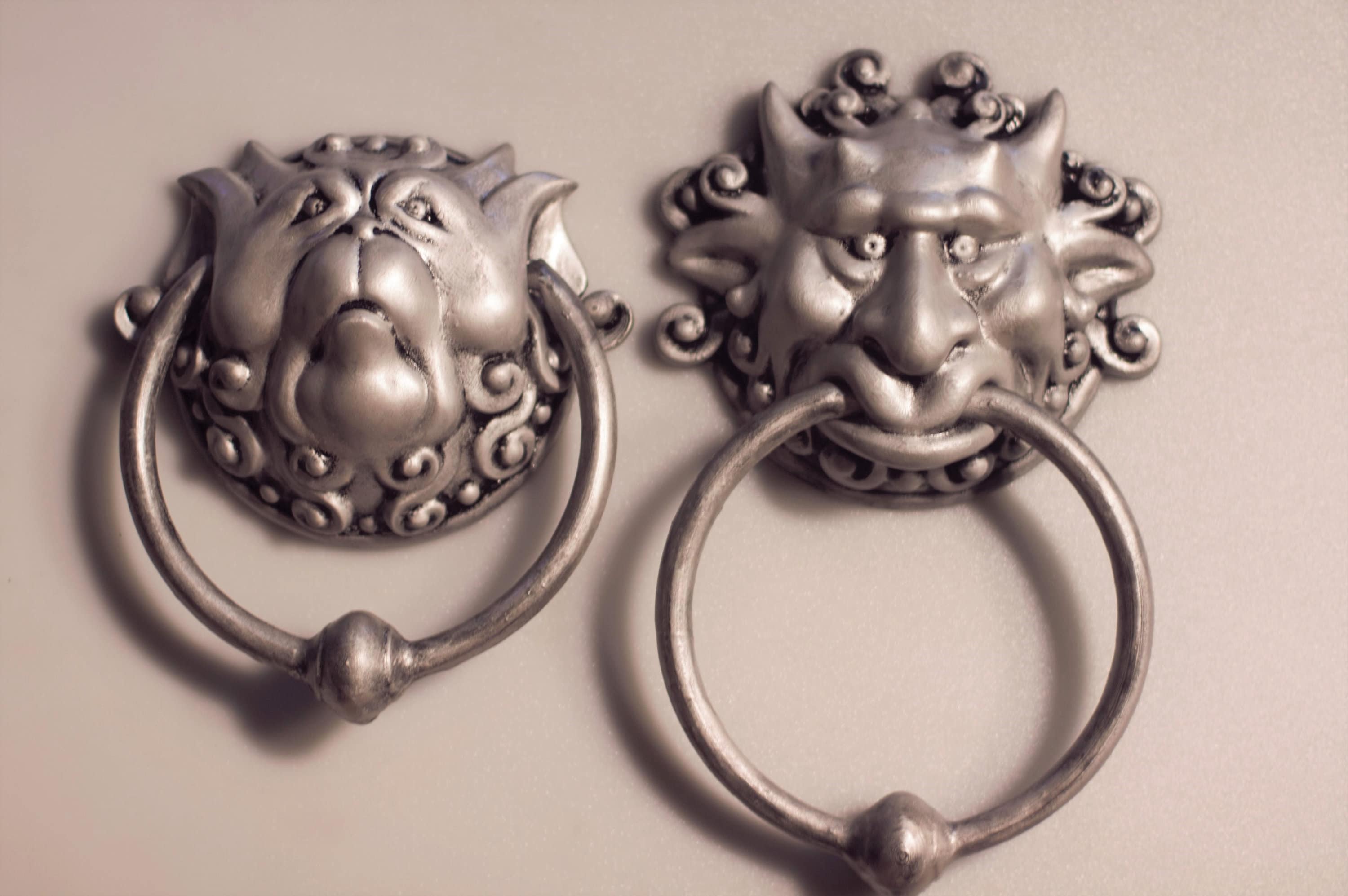 Labyrinth Door Knocker Set Etsy
