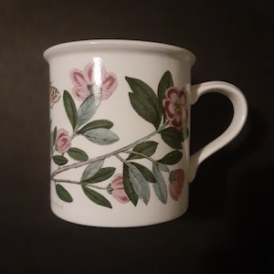 Portmeirion Miniature Cup Mug Botanic Garden Floral Design Vintage