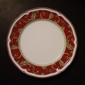 Villeroy & Boch Plate Dish Joy Noel Country Collection With Beautiful Holly Design Vintage