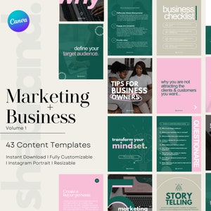 Instagram Post Templates | Social Media Templates | Social Media Post | Marketing Coach Posts | Business Coach Posts I Business Templates