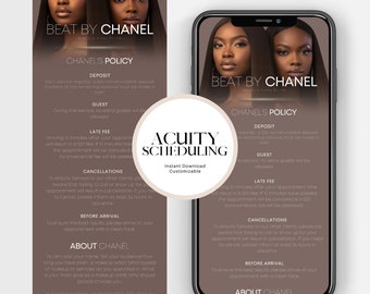 Acuity Booking Site | Acuity Scheduling | Acuity Makeup Artist | DIY Acuity Scheduling | Acuity Template | Acuity Site