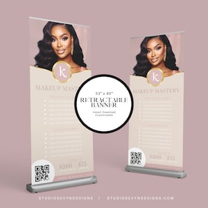 DIY Retractable Banner | Canva Retractable Banner | Event Retractable Banner | DIY Banner I Customizable Banner
