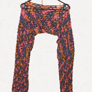 Crochet Mesh Shrug Sleeves 1X