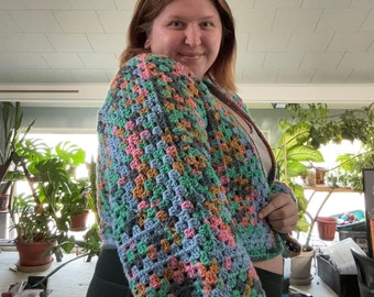 Granny Square Hexagon Cardigan