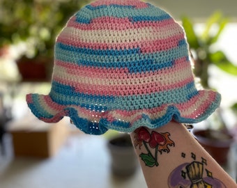 Pride Crochet Bucket Hats