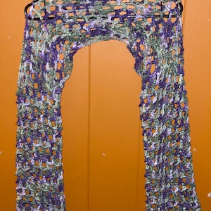 Crochet Mesh Shrug Sleeves M-L