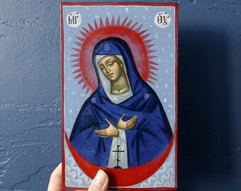 Our lady of the gate of dawn - Painting - Icon - Mother of God - Saint - Portrait - Folklore - Art - Folkart - Holy Mary