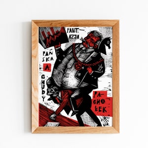 Lord - Nobelamn - Poster - Slavic folklore - Folk art - Illustration - Design - Folk proverbs - Slavs - Polish folklore