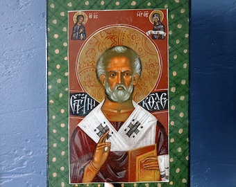Saint Nicholas - Picture - Icon - Painting - Copy - Santa - Portrait - Image - Folklore