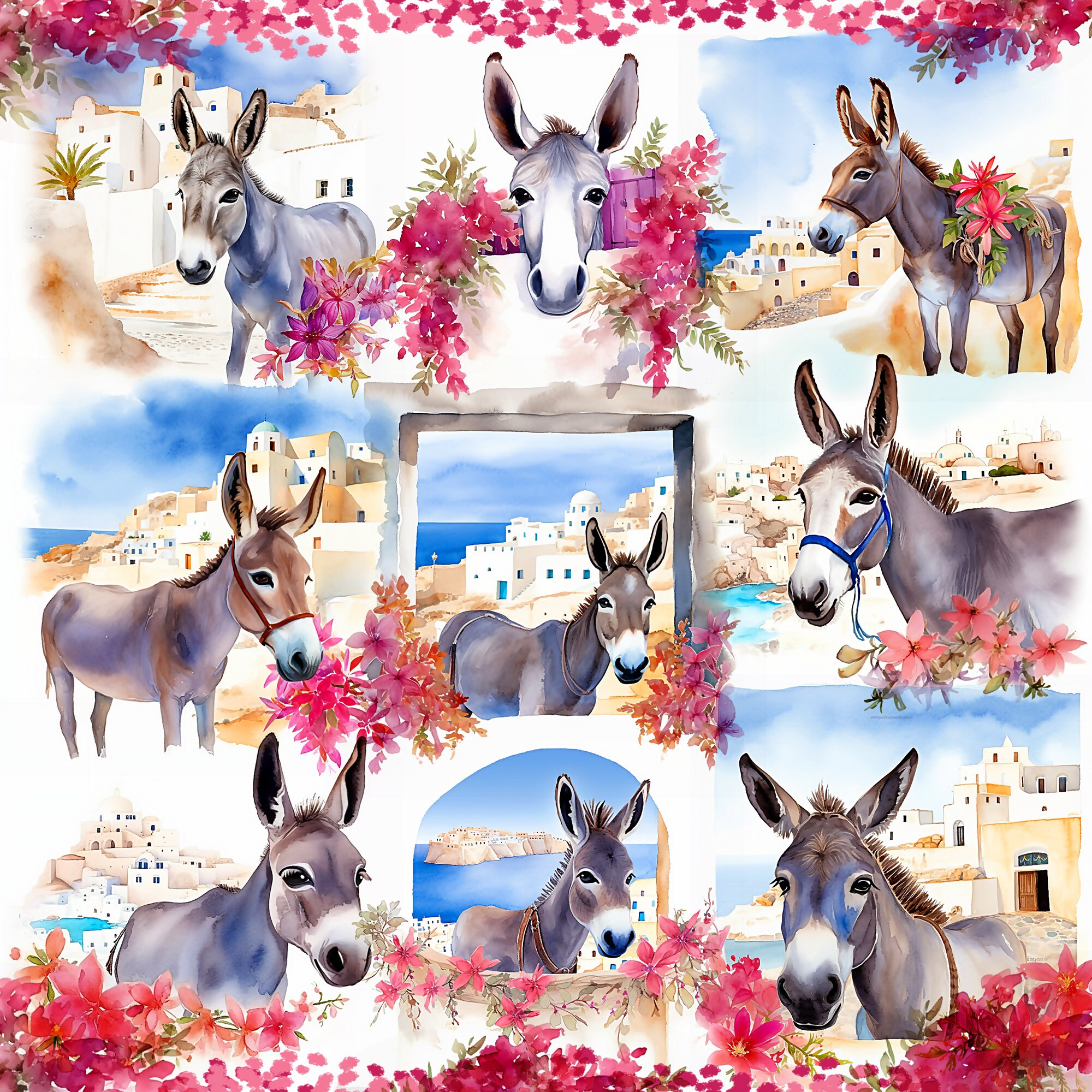60 Donkey Clipart PNG, Farm Donkey Clipart, Cute Donkey Clipart ...