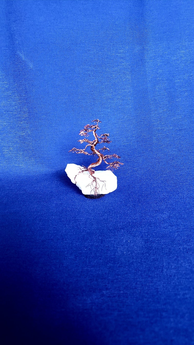 Wire Tree Mounted on a Piece of Quartz With a Felt Base - Etsy