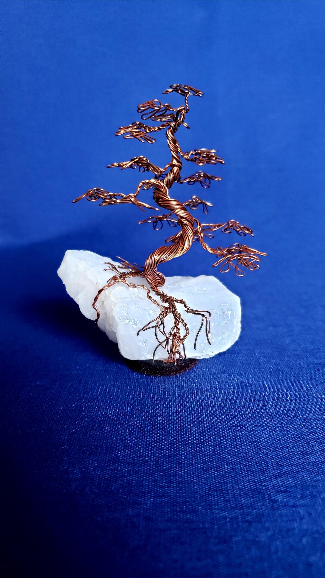 Wire Tree Mounted on a Piece of Quartz With a Felt Base - Etsy