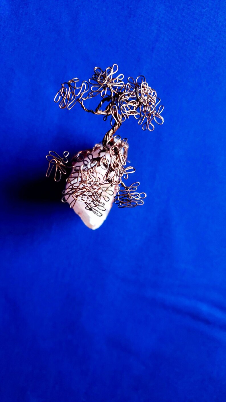 Wire Tree Mounted on a Piece of Quartz With a Felt Base - Etsy