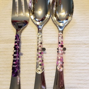 3 Piece Beaded Service Pieces