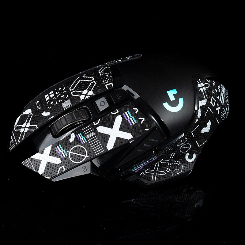 Logitech G502 Hero Printstream Mouse Grip Tape Skins Etsy