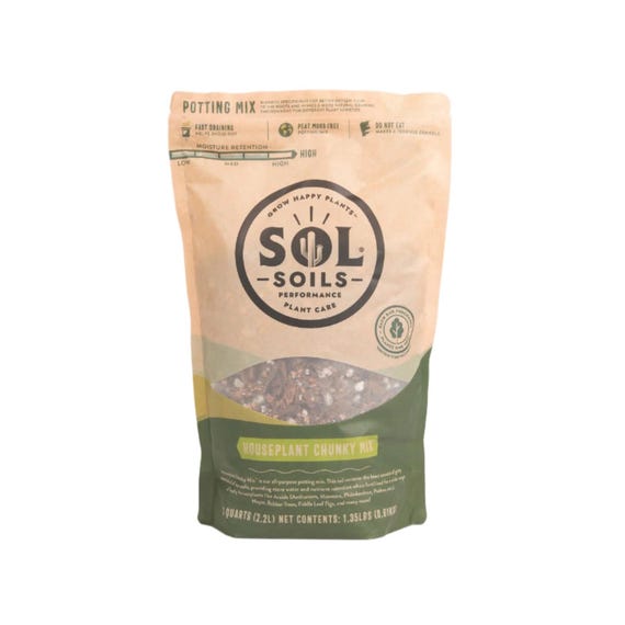 Sol Soils - Houseplant Chunky Mix - (Houseplant Potting Soil)
