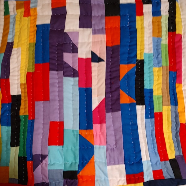 Gee’s Bend Quilt, Handsewn Quilt, Traditional Quilt, Cotton Quilt, Tapestry Quilt