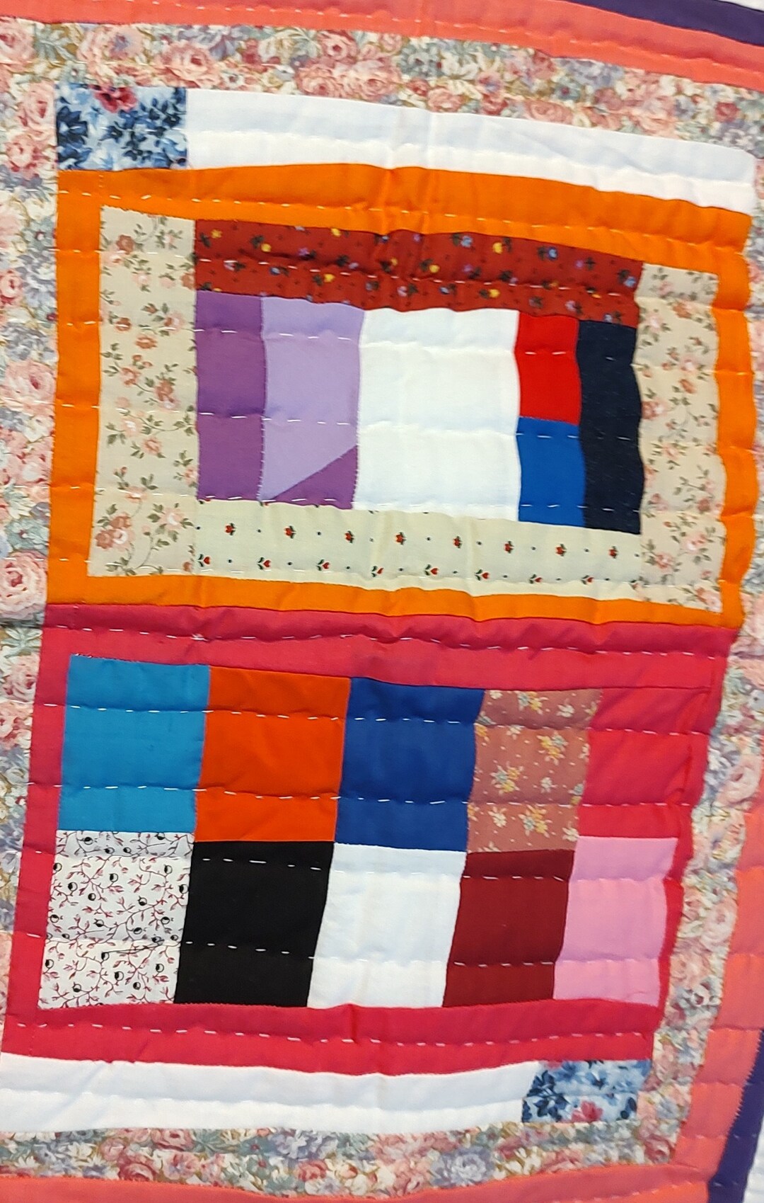 Gees Bend Quilt Handsewn Quilt Traditional Quilt Cotton Etsy