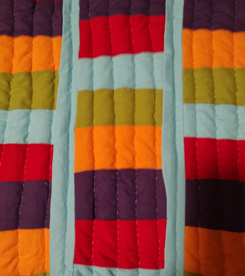 Gees Bend Quilt, Handsewn Quilt, Traditional Quilt, Cotton Quilt